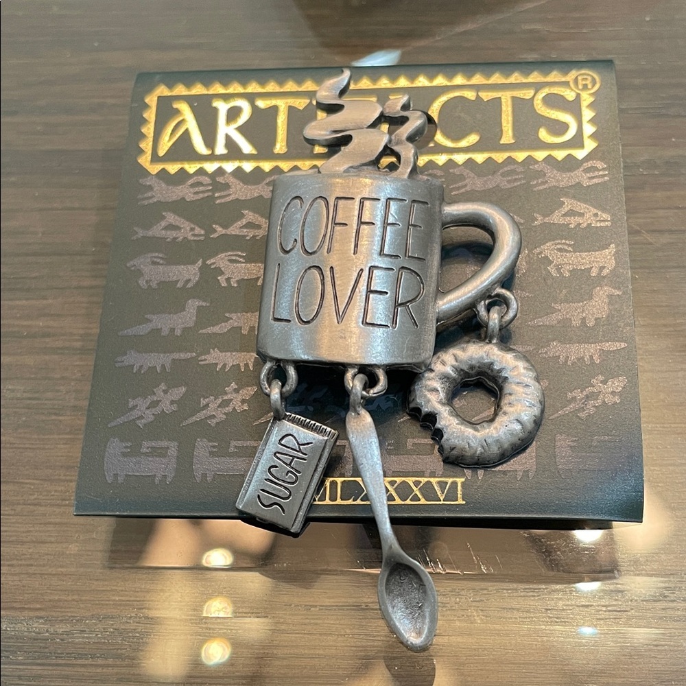 Artifacts Coffee Lover Brooch